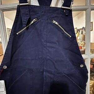 Danton Navy Blue Overalls with Zipper Pocket